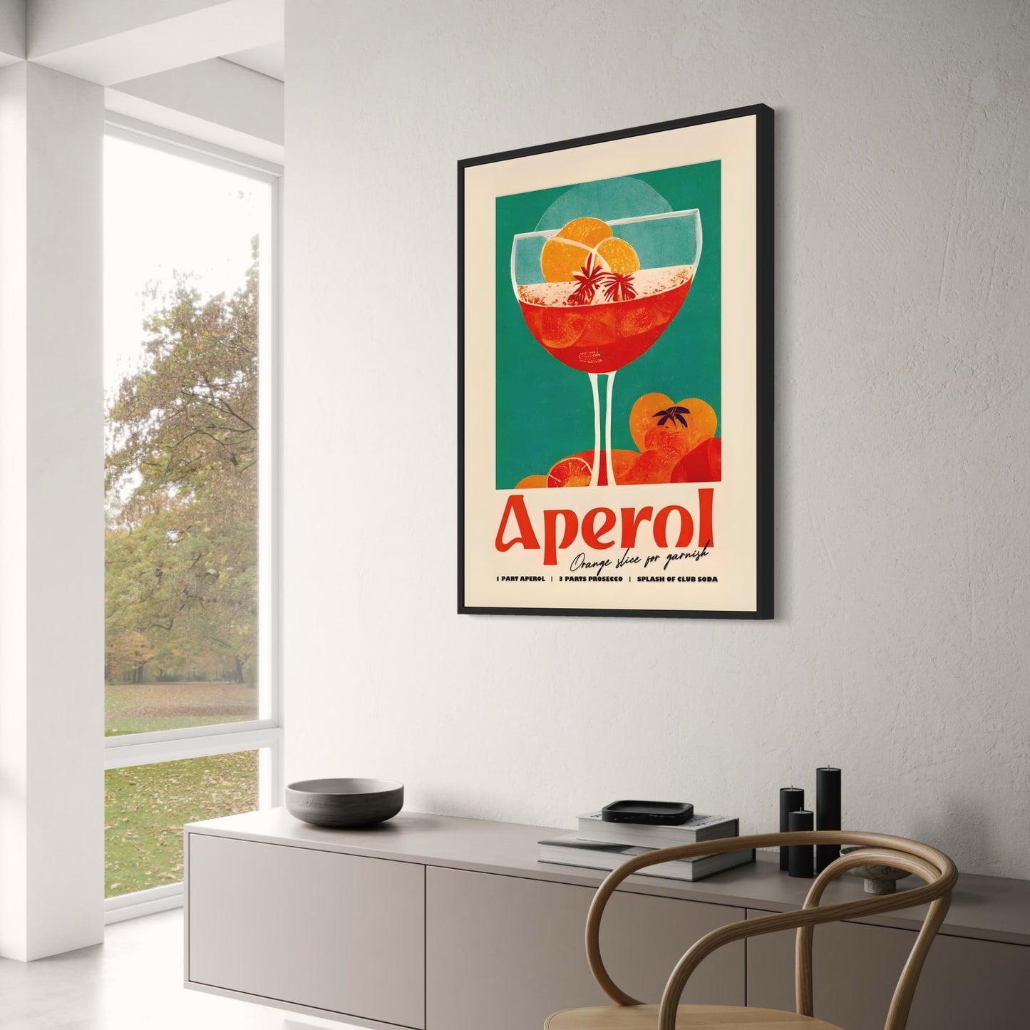 Aperol-Cocktailparty | Lebendige moderne Kunst