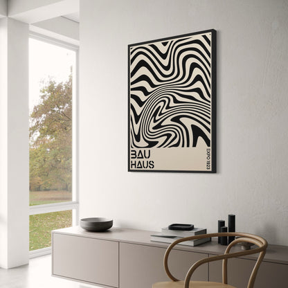 Strahlende Wellen | Optische Kunst des Bauhauses | Geometrisches Design