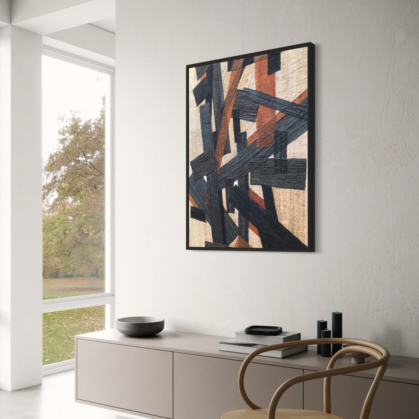 Abstract Fields Poster | Home & Garden Art | Modern Wall Decor | Contemporary Visual Artwork | Colorful Prints