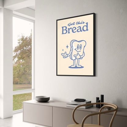 More Espresso Less Depresso | Retro Cartoon | Record Player Print