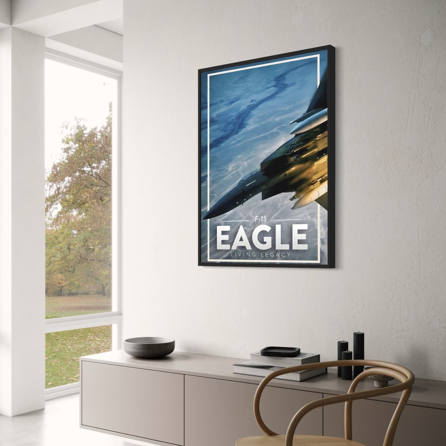 Amerikanisches Kampfflugzeug F22 Poster | Cooler Wandkunstdruck | Wasserfestes Dekor für Zuhause, Schlafzimmer, Bar, Ästhetik