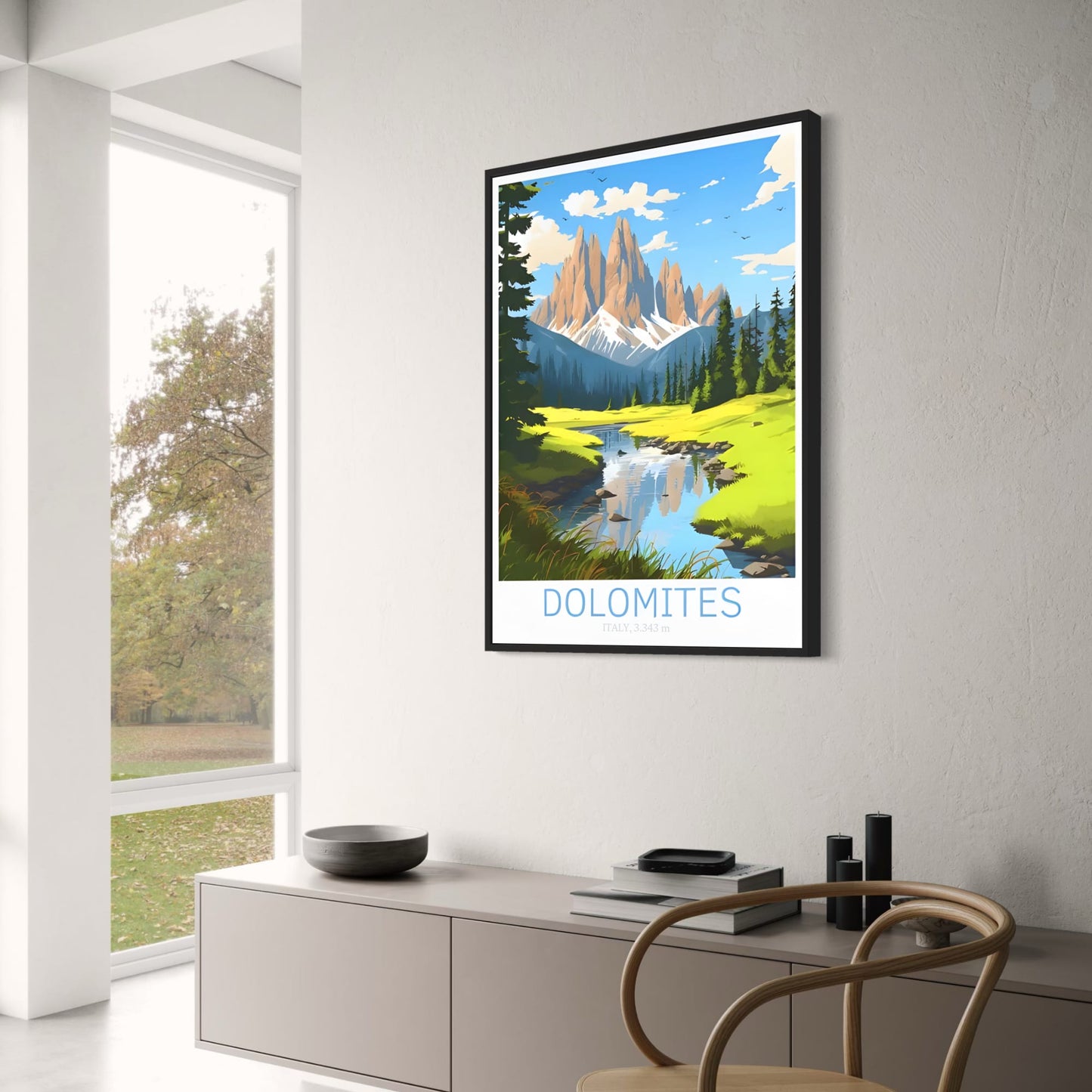 De Dolomieten | Schilderachtige Landschap Kunst