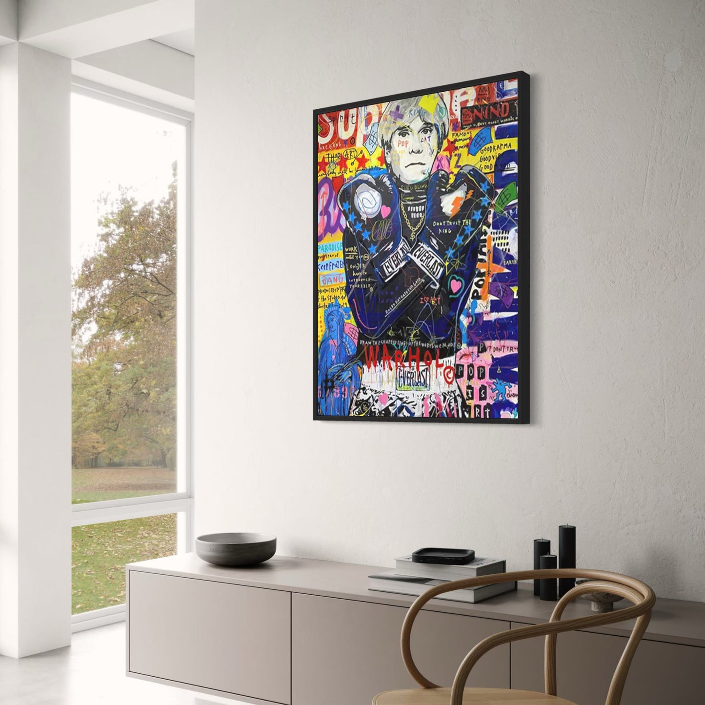 Abstrakte Graffiti-Kunst | Porträt der Königin von England | Street-Pop-Leinwandposter für die Wohnzimmerdekoration