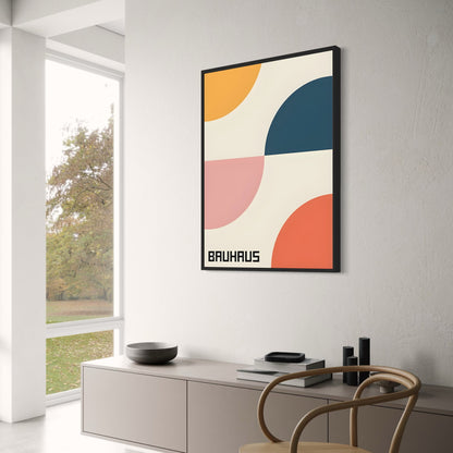 Bauhaus Spectrum | Retro Puls | Levendige Moderne Kunst