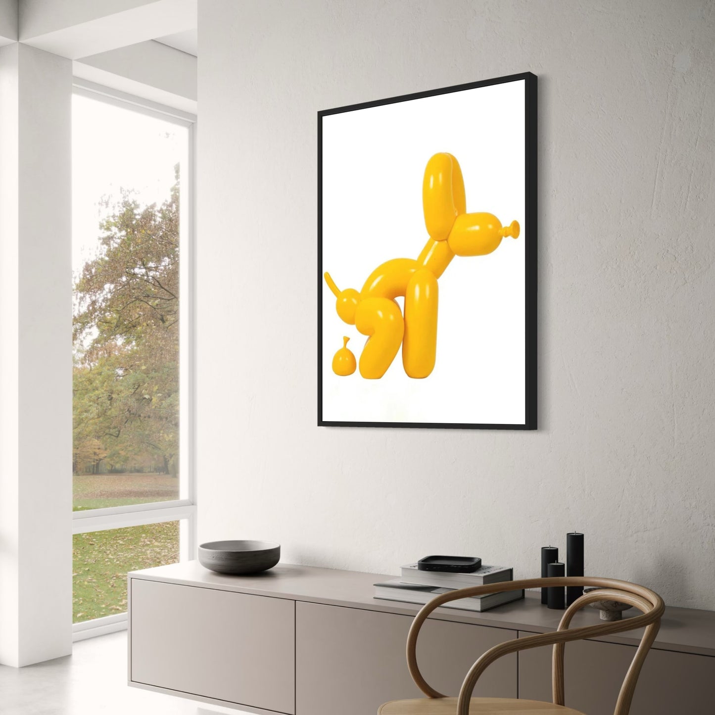 Balloon Dog | Pop Art | Modern Bathroom Decor