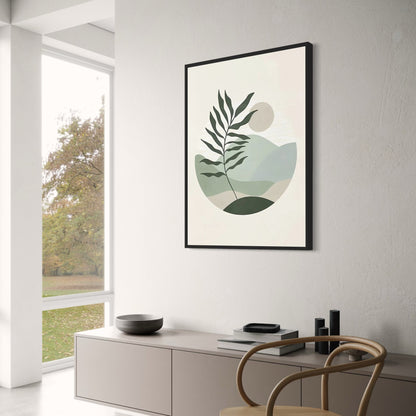 Grünes Abstrakt | Modernes, von der Natur inspiriertes Design
