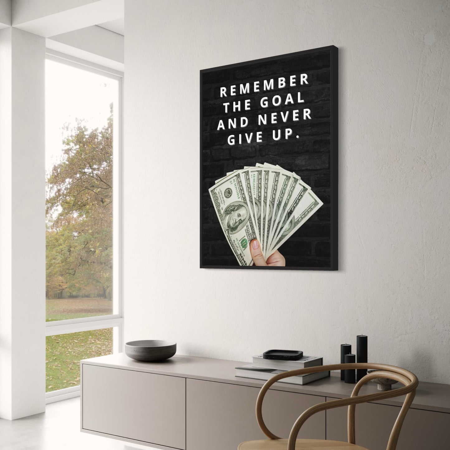 Doel Motivatie | Succesgerichte Huisdecoratie Poster