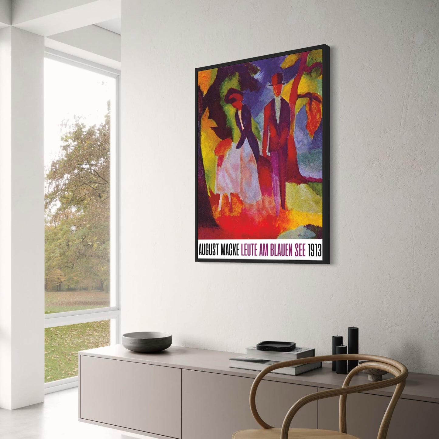 August Macke | Leute am blauen See 1913 | Jugendstil