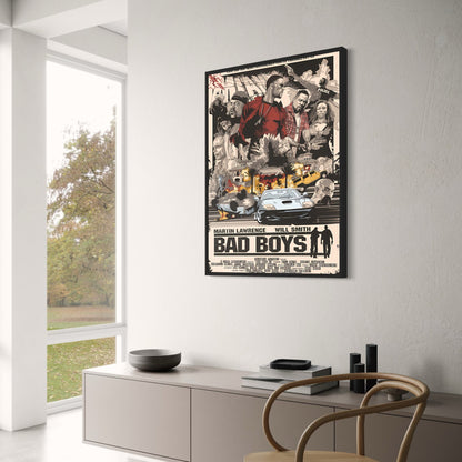 BAD BOYS | Will Smith | Movie Poster