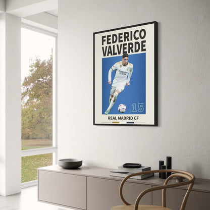 Federico Valverde | Soccer Star Poster | Famous Football Players Art Print