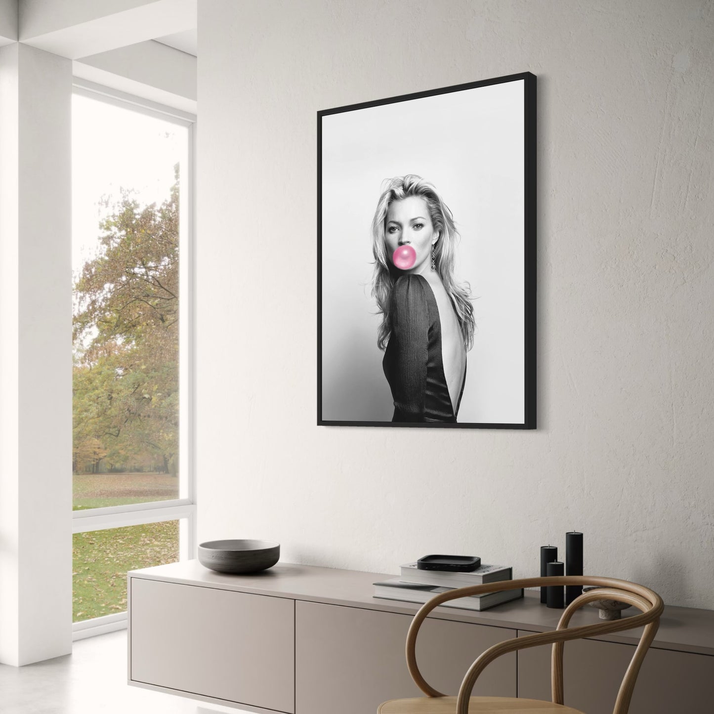 Kate Moss | Kauwgom Mode Portret