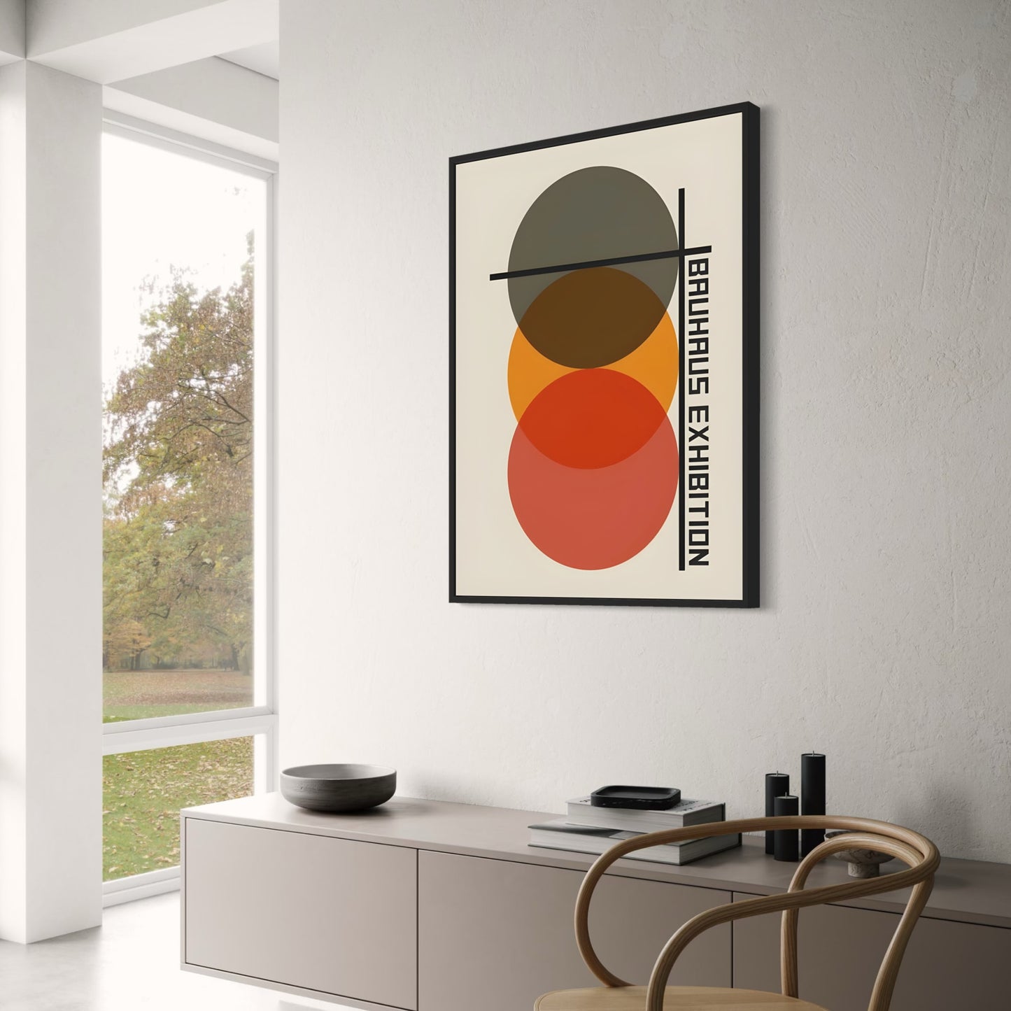 Bauhaus Abstract | Levendig Geometrisch Ontwerp