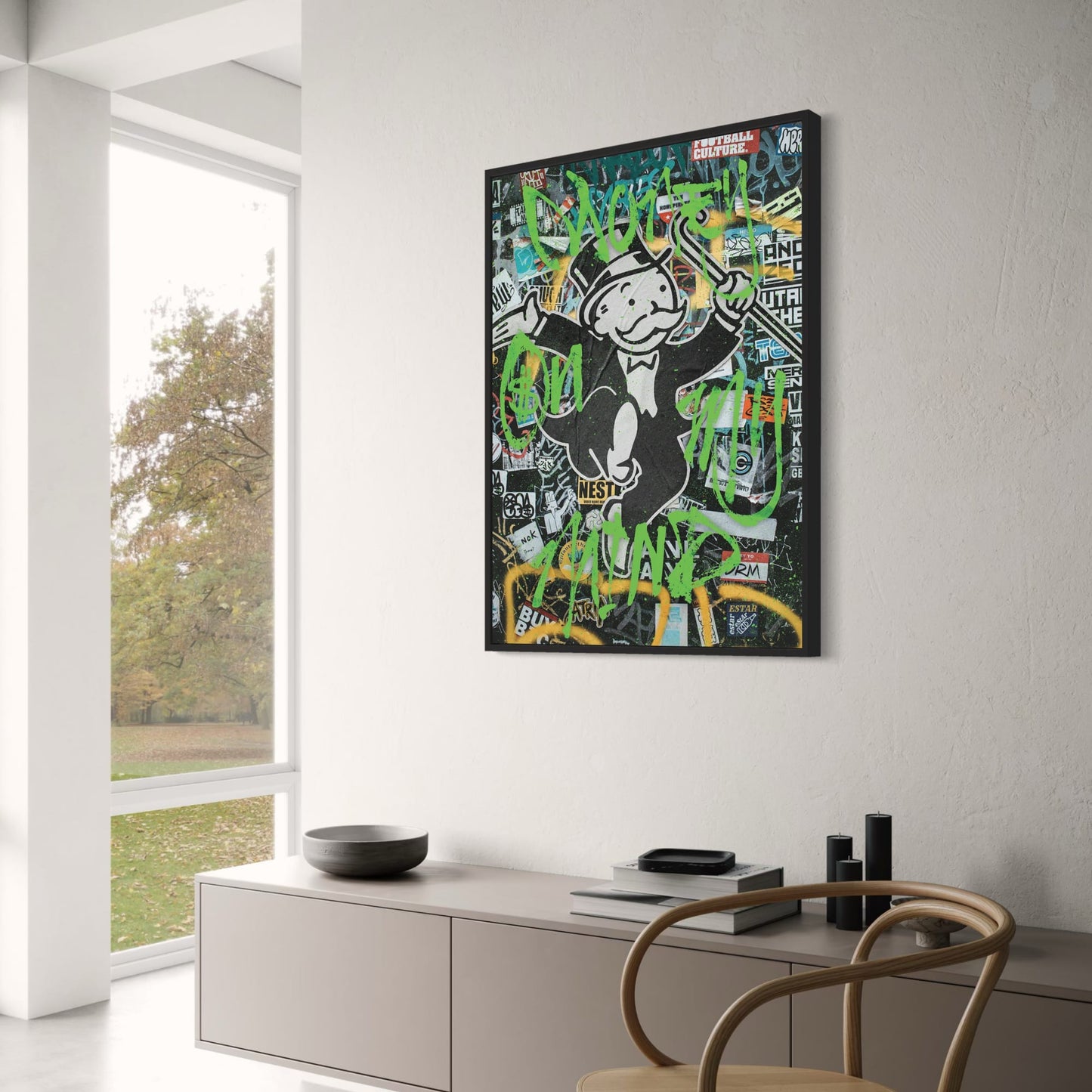 Geld Op Mijn Geest | Inspirerende Levendige Kunst