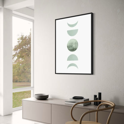 Harmonisches Grün | Moderne botanische Kunst