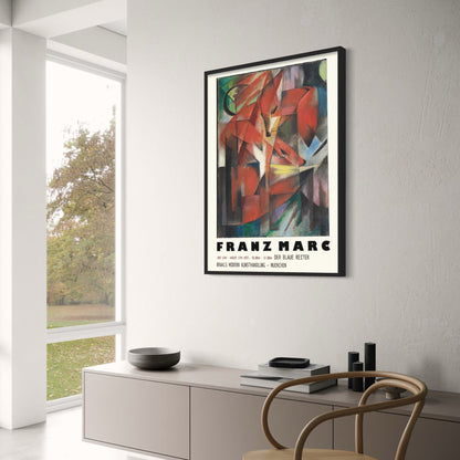 Franz Marc | De Vossen | Levendige Wilde Dieren Kunst