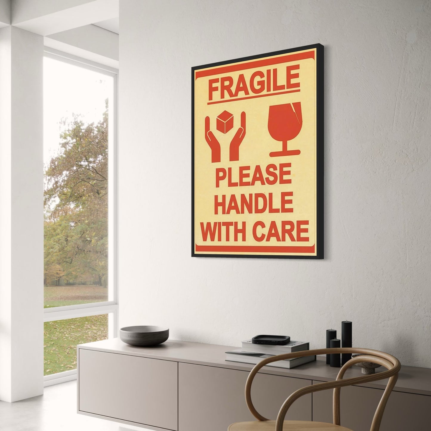 Zerbrechlich – Vorsichtig behandeln | Vintage-Warnung
