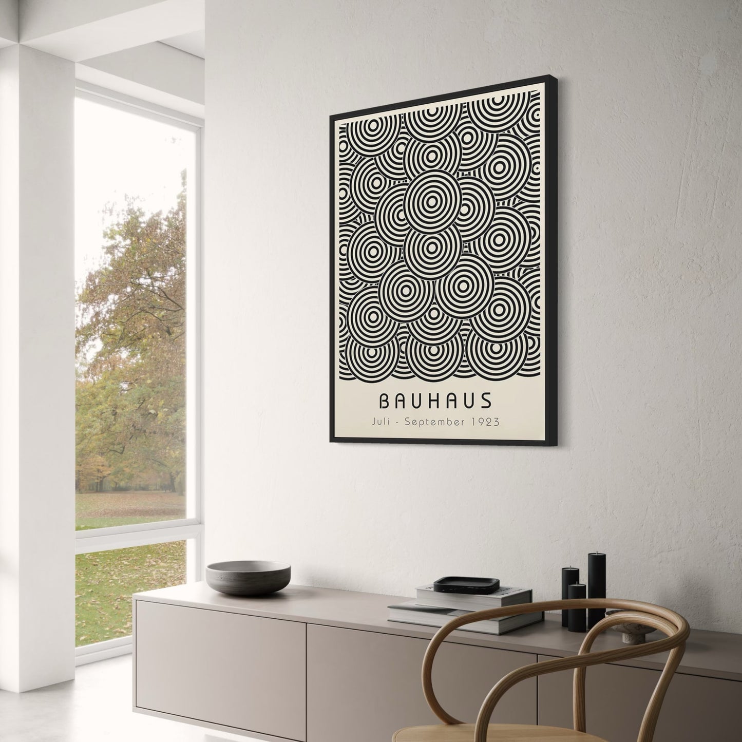 Dynamischer Fokus | Hommage an das Bauhaus 1923 | Moderne Kunst