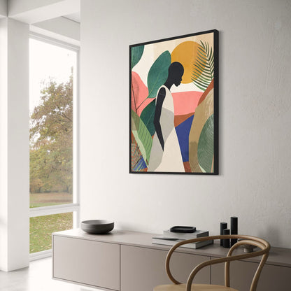 Faces of the Soul | Abstract Art Poster | Home Decor | Wall Artwork | Visual Decoration | Soulful Design | Gift Idea | Interior Decor