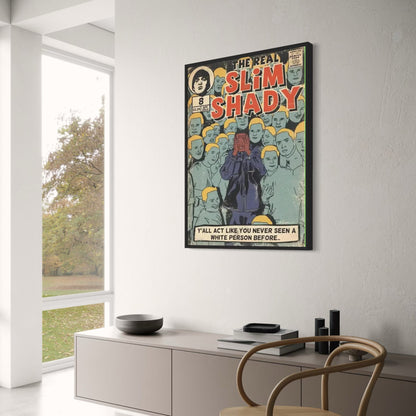 The Real Slim Shady Muziek Strip Poster