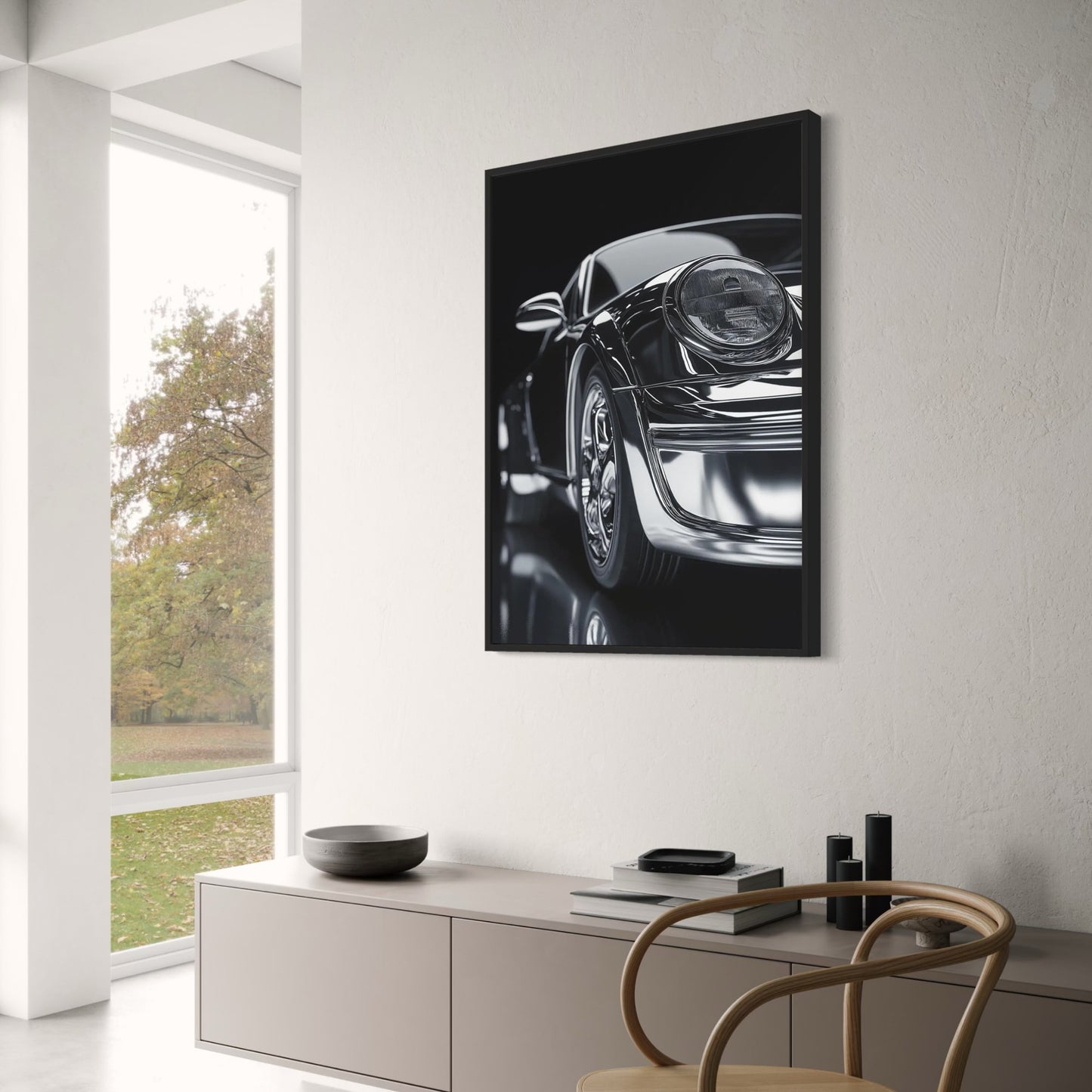 Black Sports Car | Futuristic Design