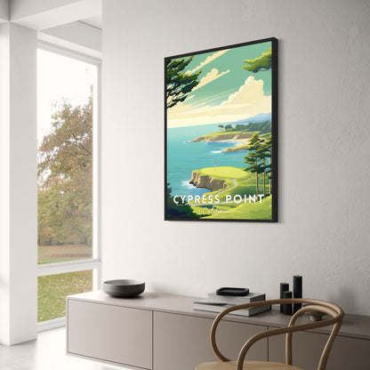 A Tribute To The World's Greatest Golf Courses | Golf Poster | California | Cypress Point