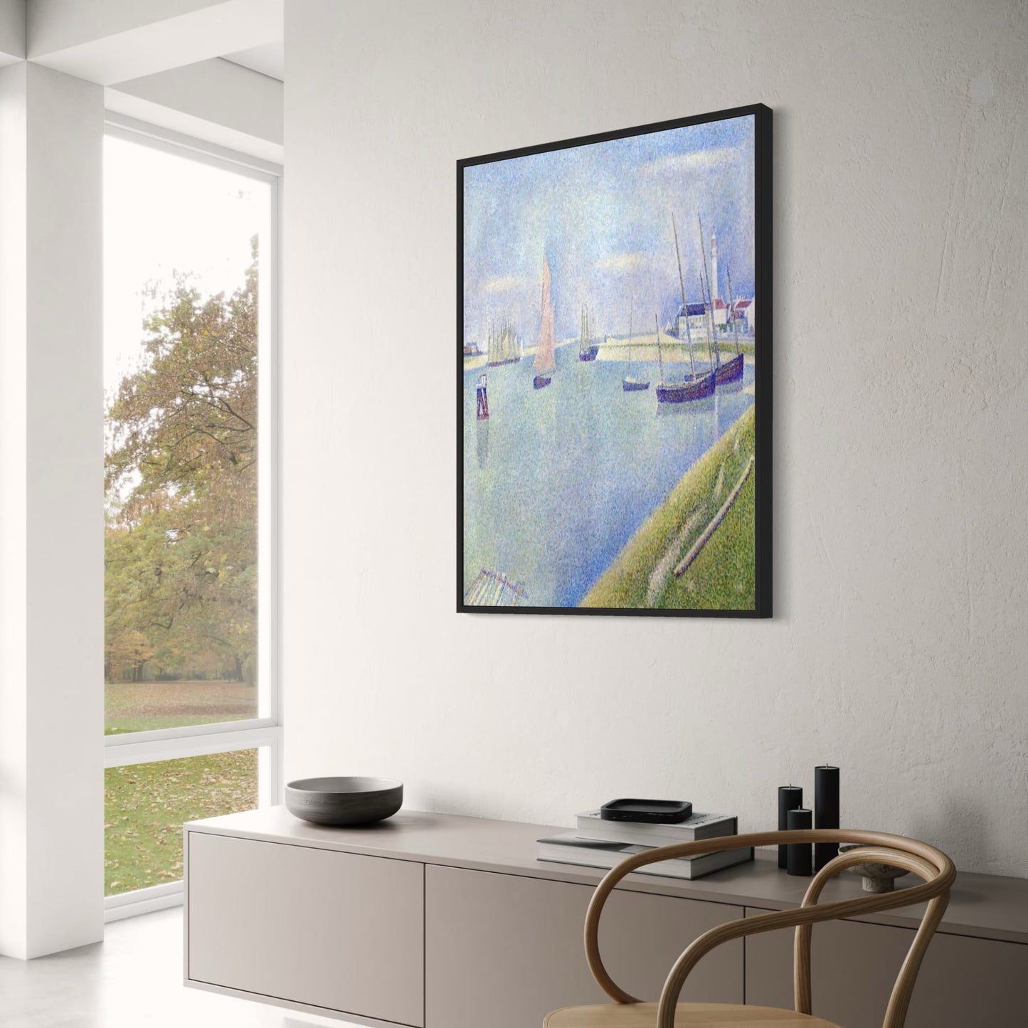 George Seurat | Der Kanal von Gravelines | Impressionistische Kunst