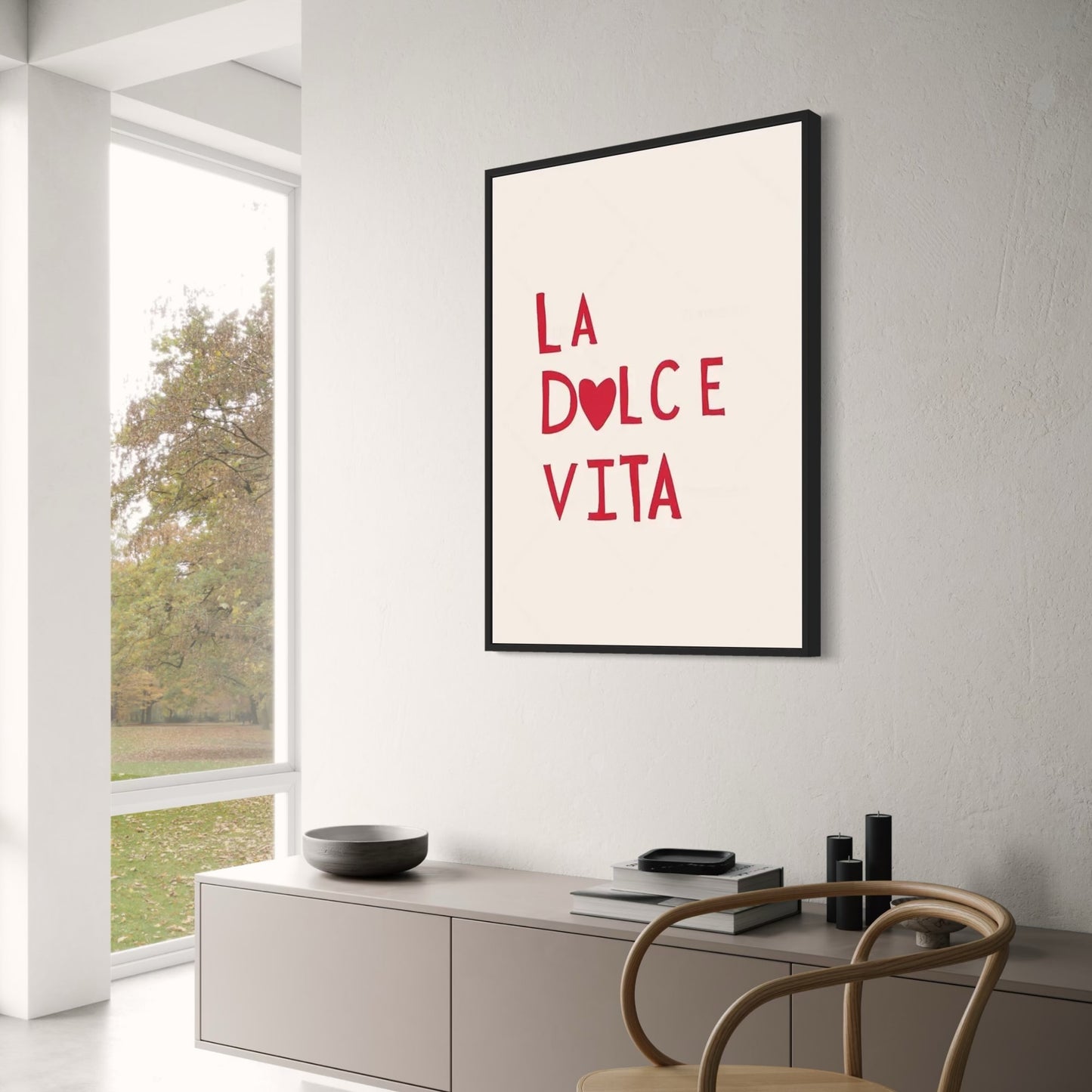 La Dolce Vita | Handgetekend Minimalistisch