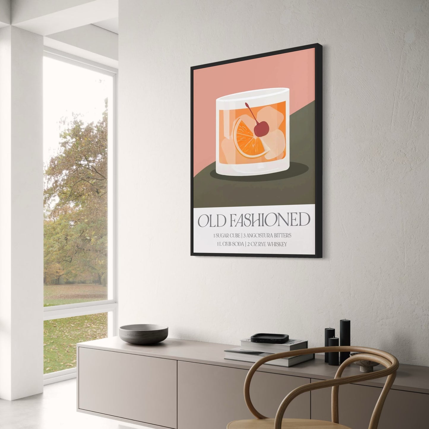 Old Fashioned Recept | Vintage Bar Decor