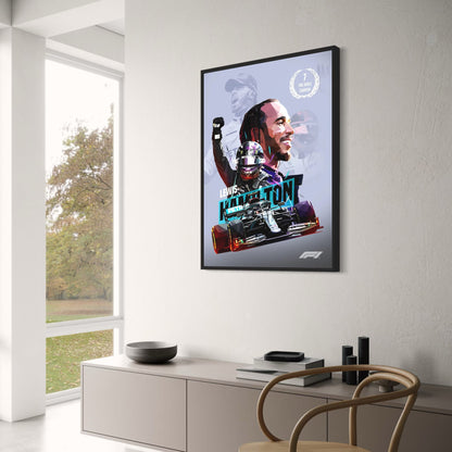 Lewis Hamilton F1 | 7-Times Kampioen Helm Kunst