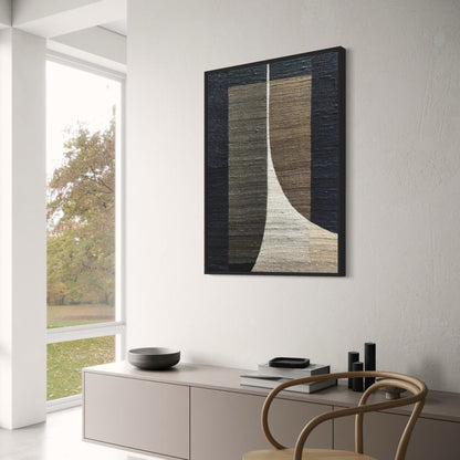 Warmer Minimalismus | Abstrakte Wandkunst | Dezente Farbtöne