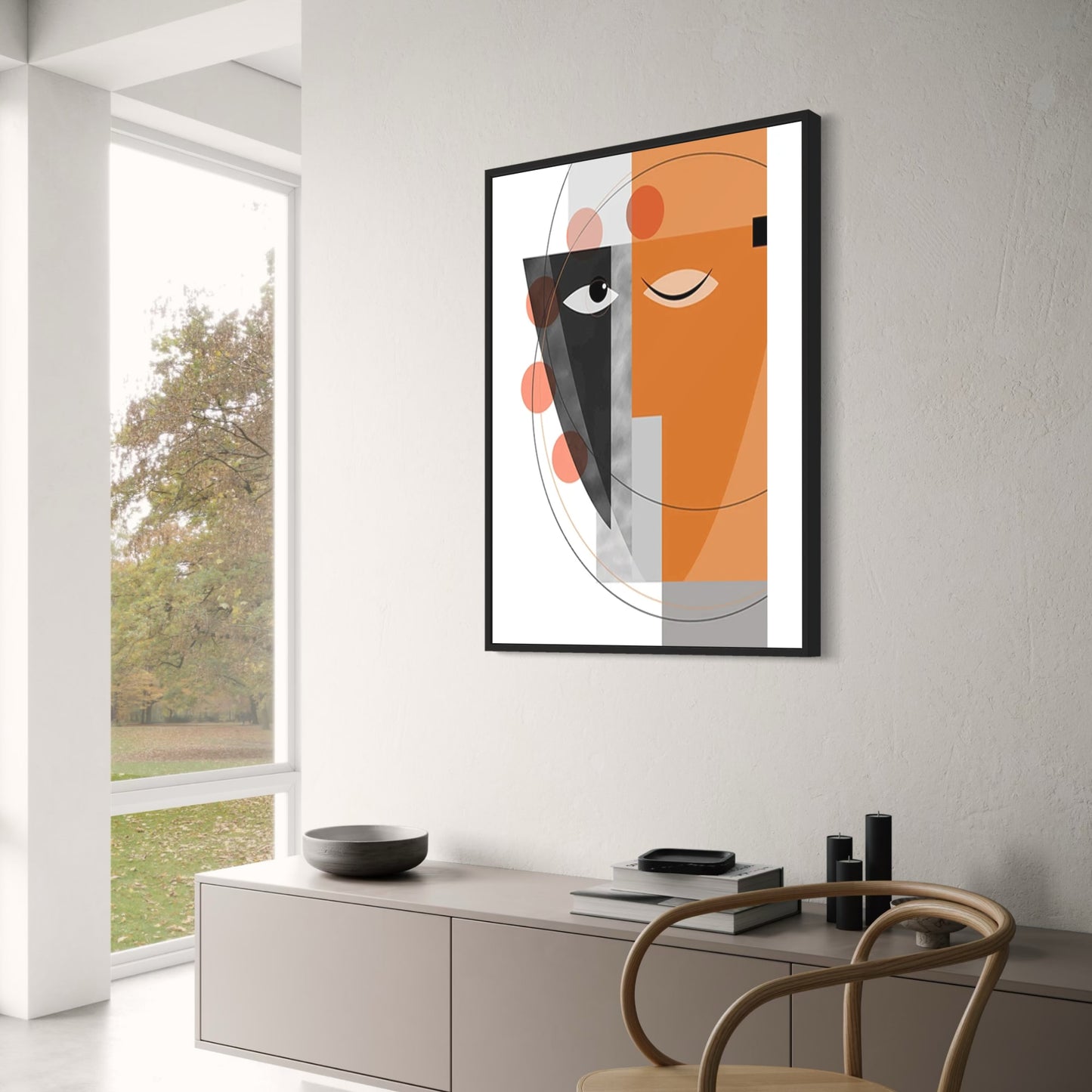 Whispers in Color | Abstract Art Poster | Vibrant Wall Decor | Home & Garden | Artwork for Living Room | Colorful Visual Art Print