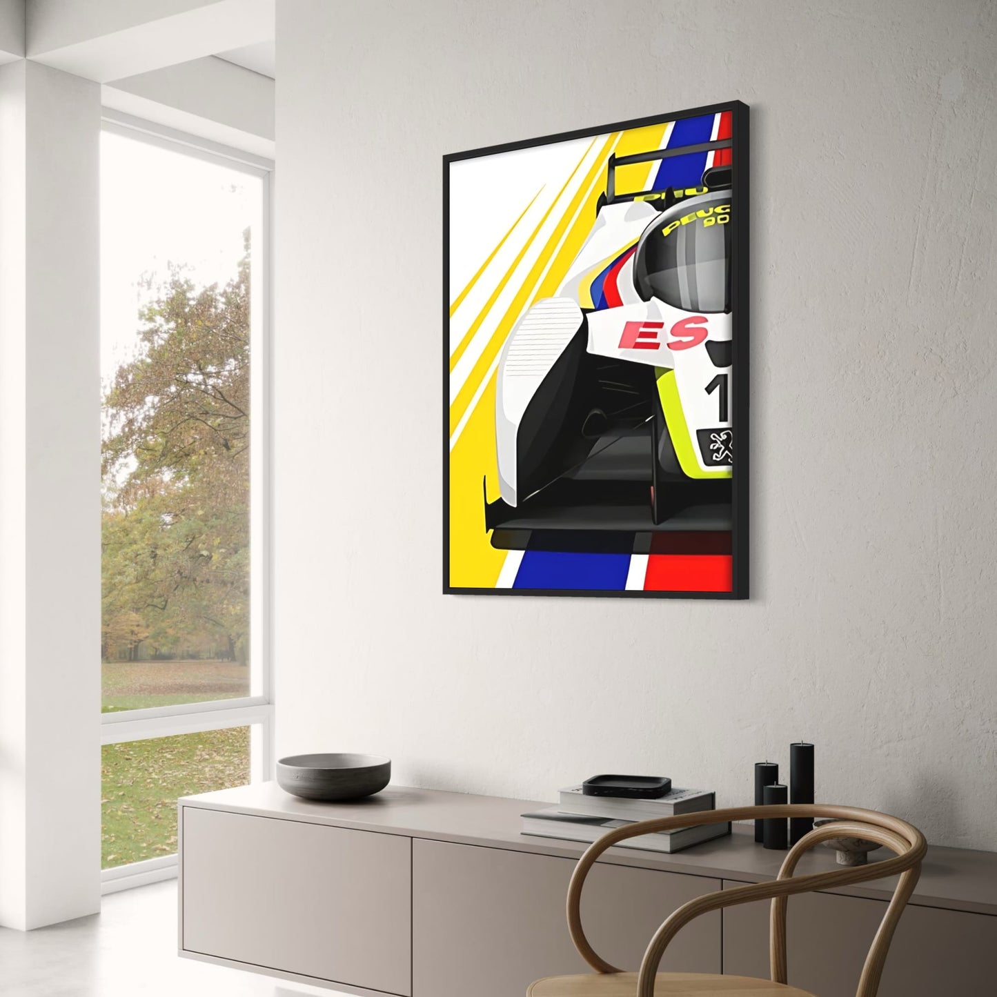 Modern | Vintage Racing Style Poster | Le Mans | Modern Race Car Art | Home Decor
