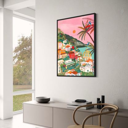 abstract india landscape poster