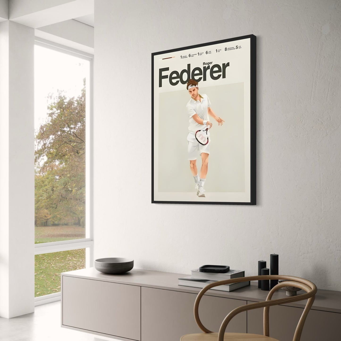 Roger Federer | Moderne Tennis Kunst