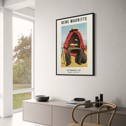 René Magritte | De Therapeut 1937 | Surrealistische Vintage Kunst