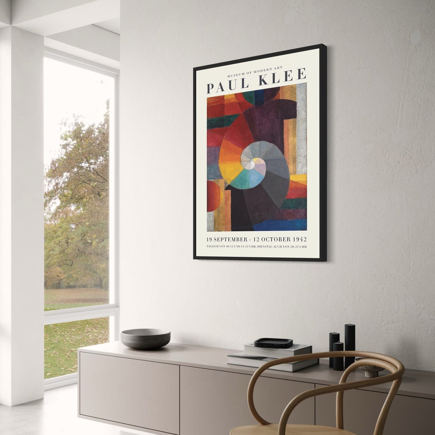 The Encounter by Johannes Itten | Paul Klee Abstract | Vibrant Colors