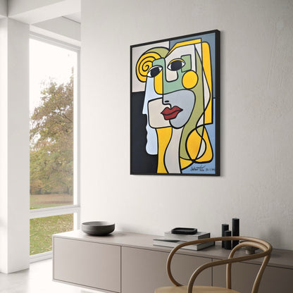 Abstrakter Vintage-Stil | Picasso-Ausstellung | Klassisches Anime