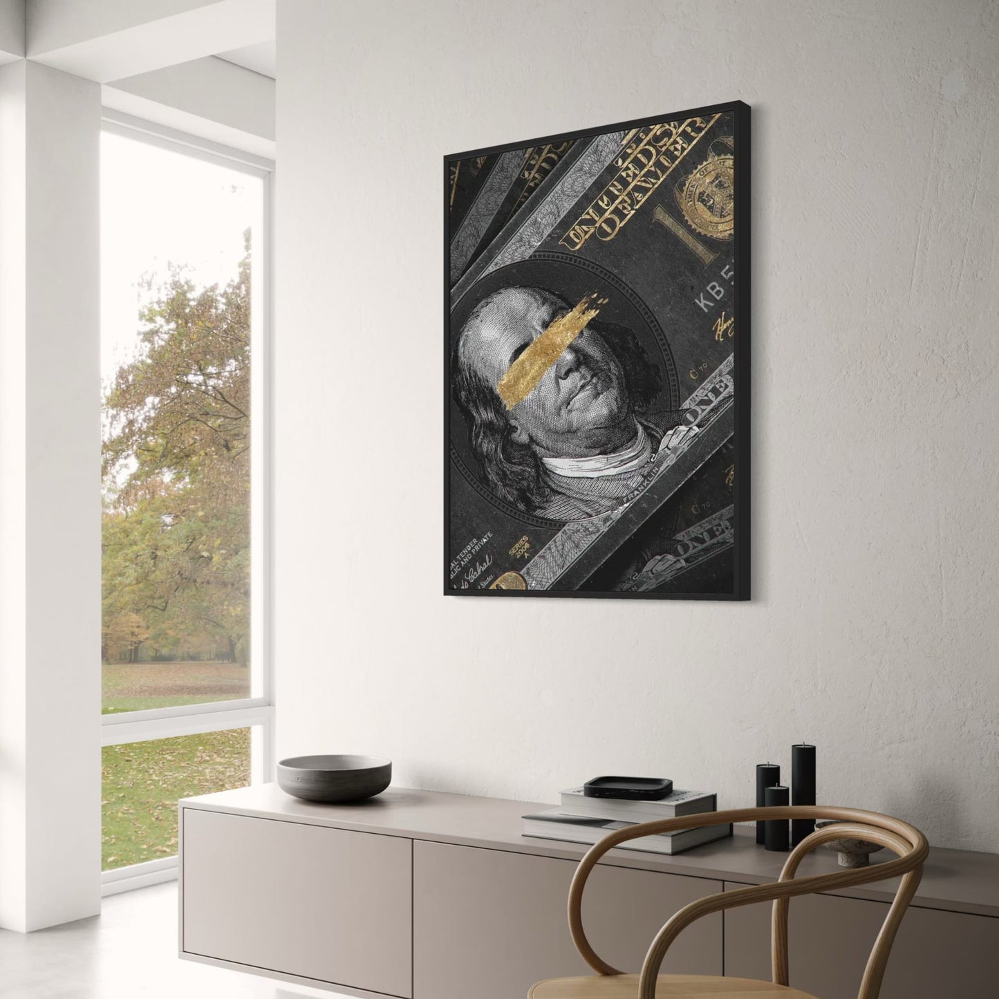Golddollar-Auge | Benjamin Franklin Luxusgeldkunst