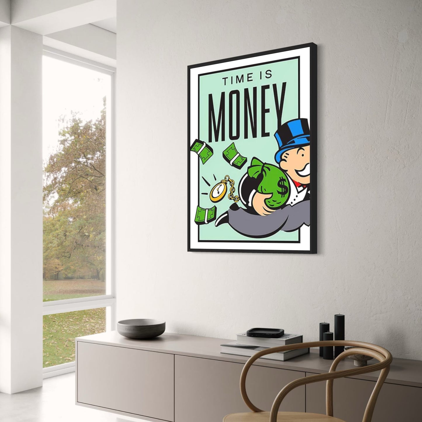 Monopoly | Time is Money Design | Colorful Artwork