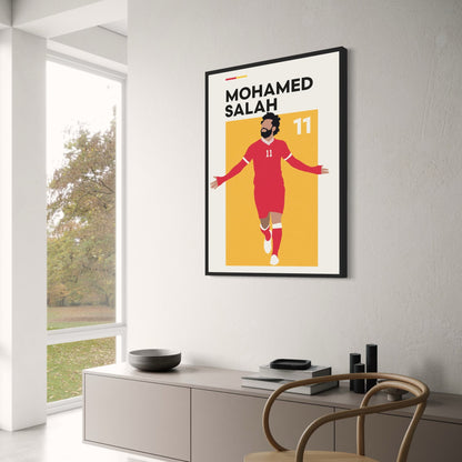 Mohamed Salah 11 | Voetbal Superster Kunstwerk