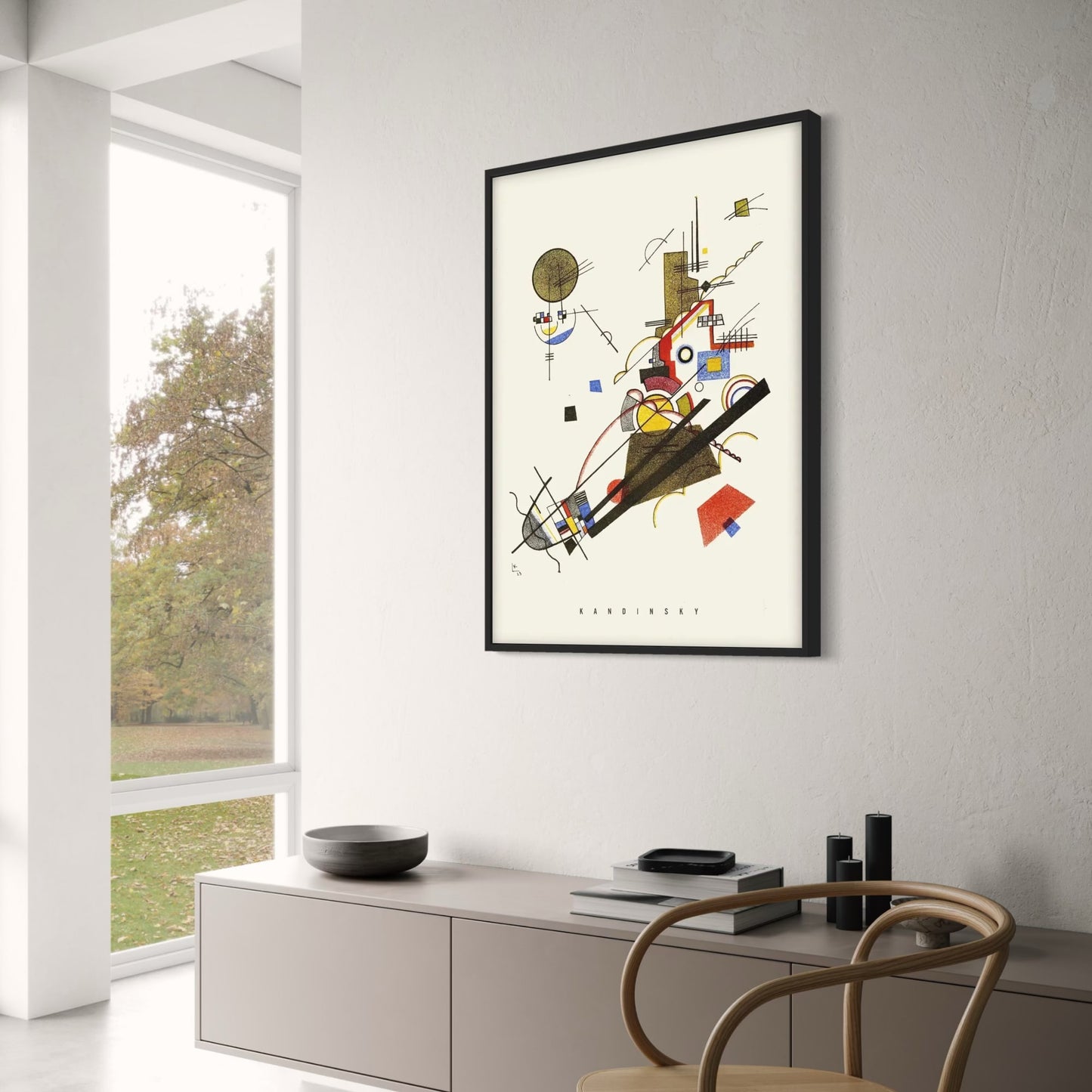 Kandinsky's Vrolijke Stijging | Levendige Abstract