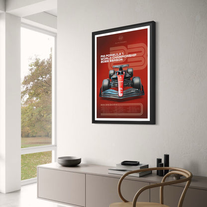 Alfa Romeo | Valtteri Bottas | Zhou Guanyu | Bold 2023 F1 World Championship Poster