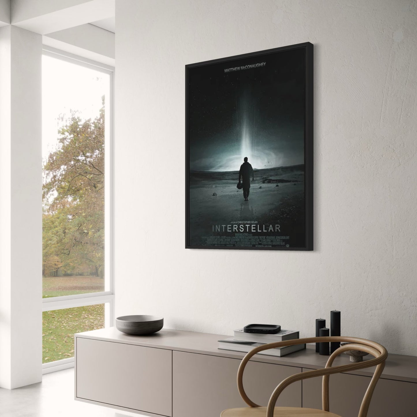Interstellares Poster | Nordischer Stil | Weltraum-Science-Fiction | Leinwandgemälde | Wandkunst | Wohndekor