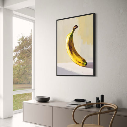 Bananenposter | Obstgalerie | Wohndekor Wandkunst | Botanischer Druck
