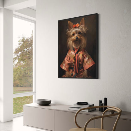 Florales Flüstern | Yorkshire Terrier im blühenden Garten