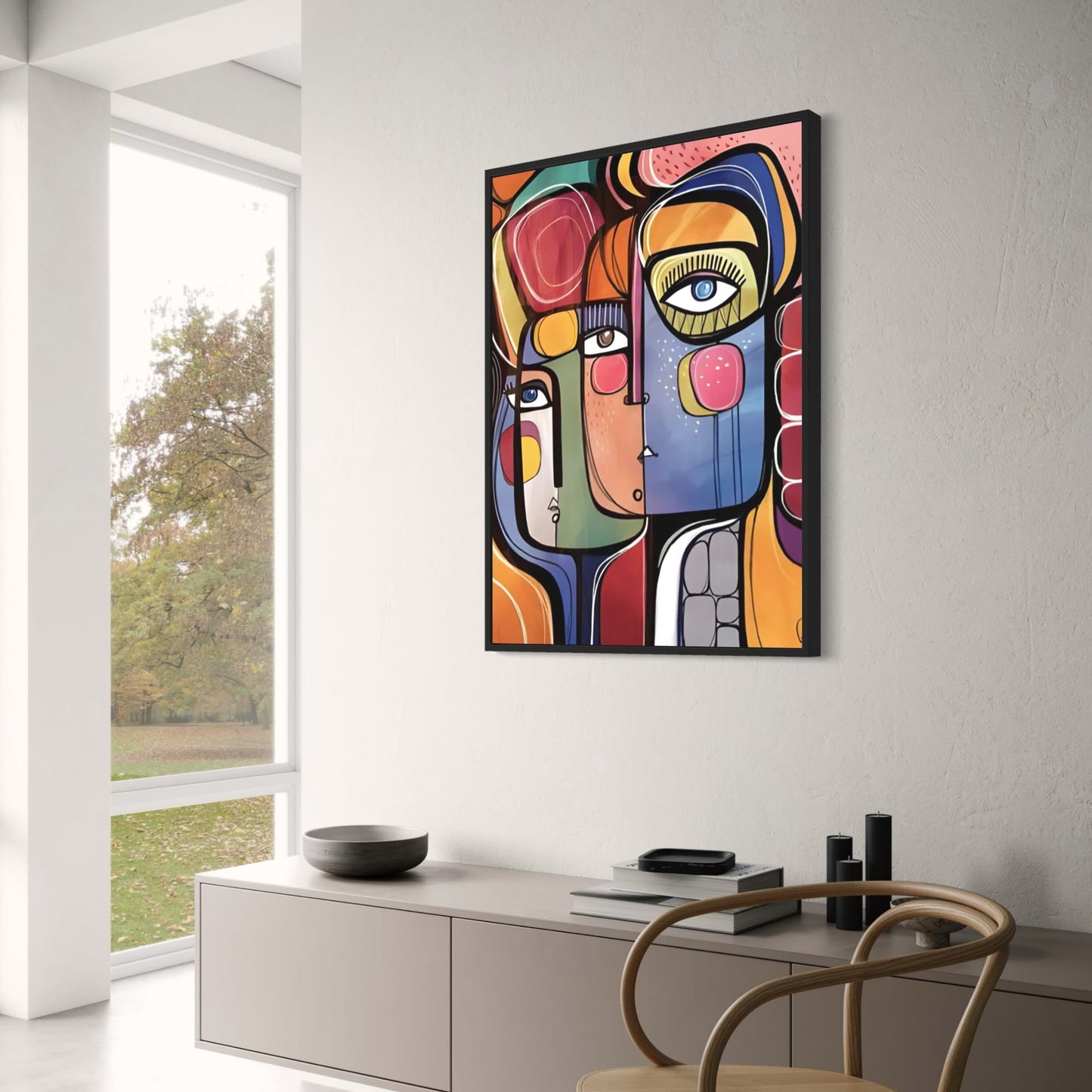 Abstrakte Malerei im Vintage-Stil | Pablo Picasso