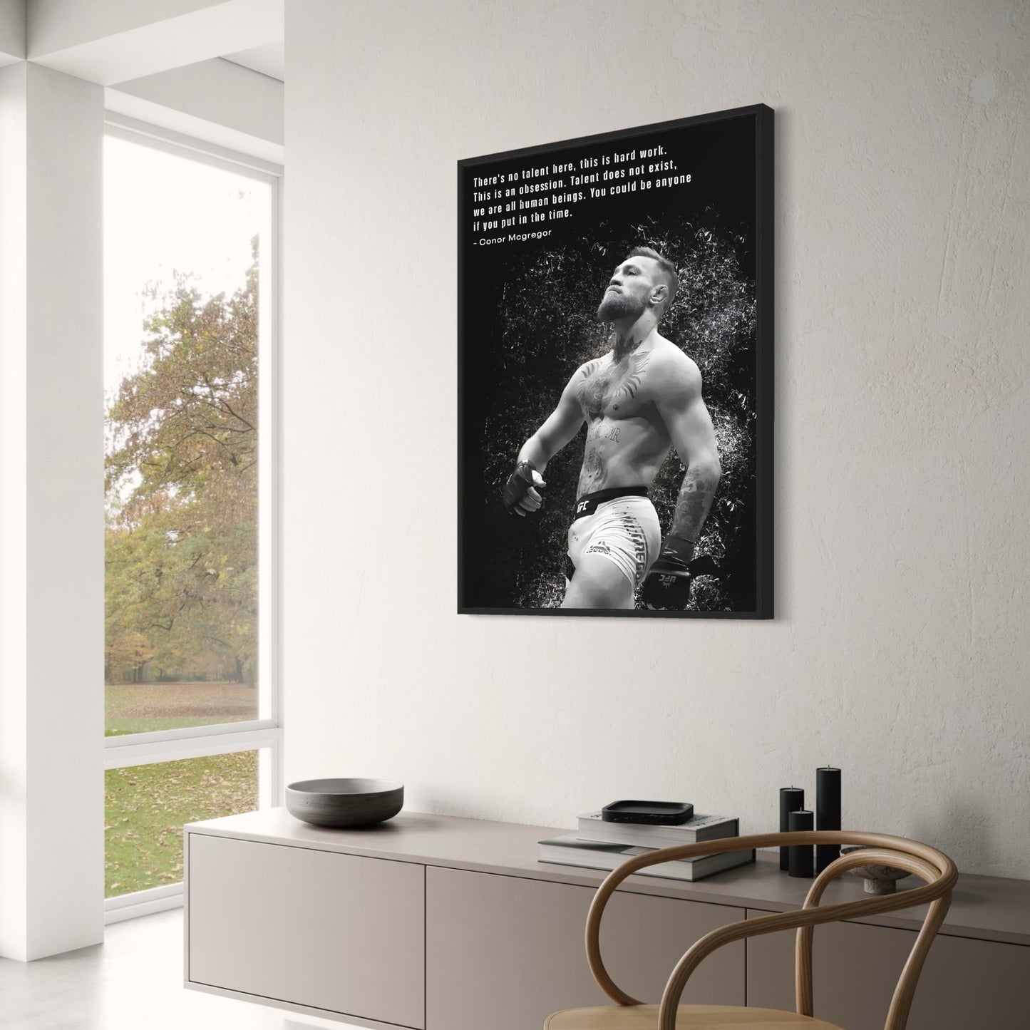 Conor McGregor | Hard Werk Boven Talent | UFC Gym Decor
