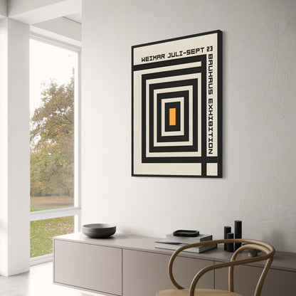 Bauhaus Moderne Geometrie | Levendig Minimalistisch Abstract