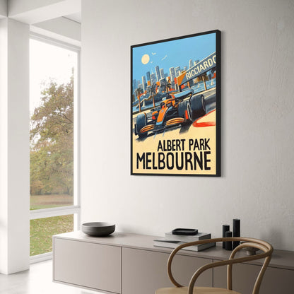Spa Francorchamps Rennplakat | Formel 1 Track Action Print | Motorsport-Dekor | Kunst für Haus und Garten