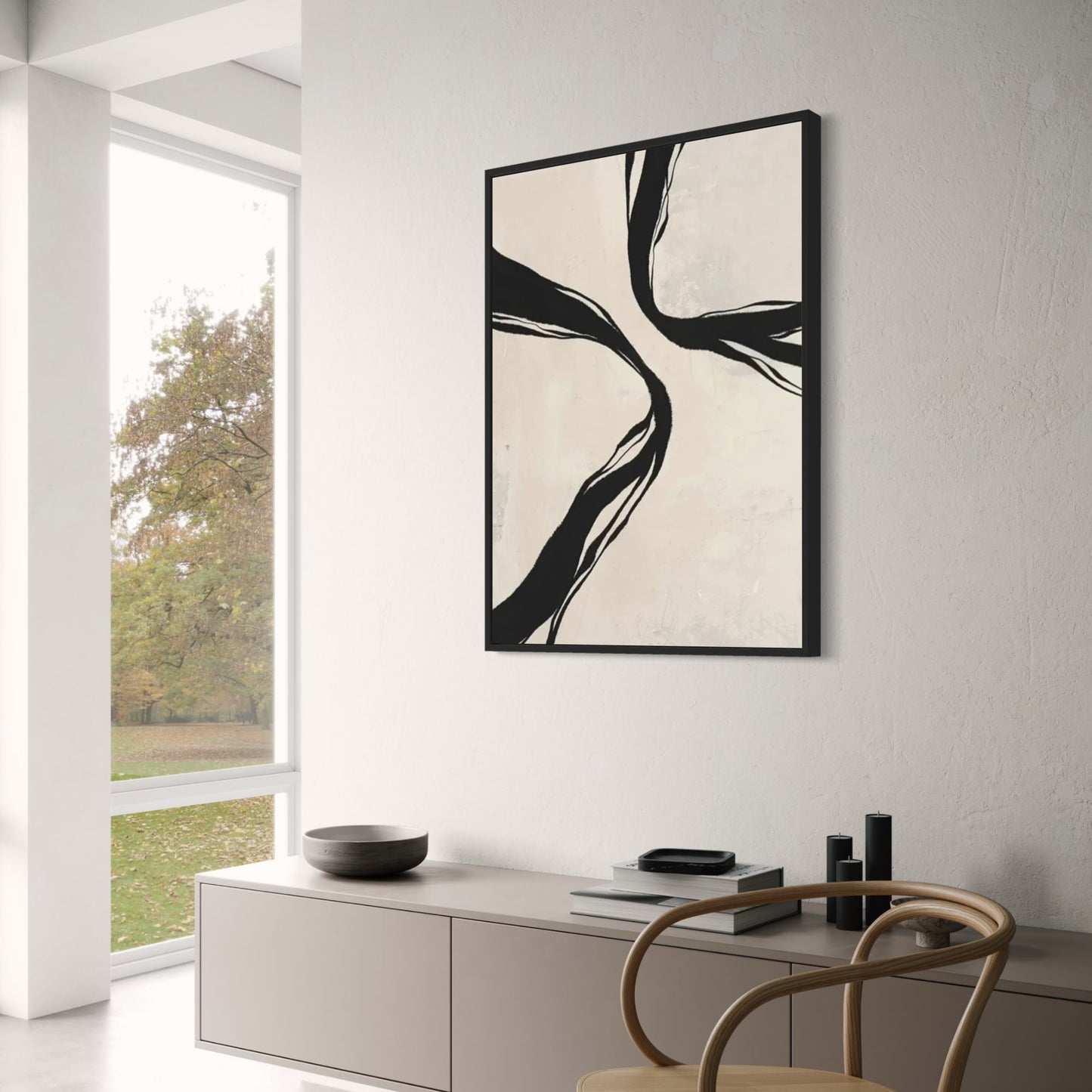 Abstract Minimalism | Natures Outline Poster | Artistic Wall Decor | Home Decor | Visual Artwork | Modern Design | Minimalist Style | Nature-Inspired